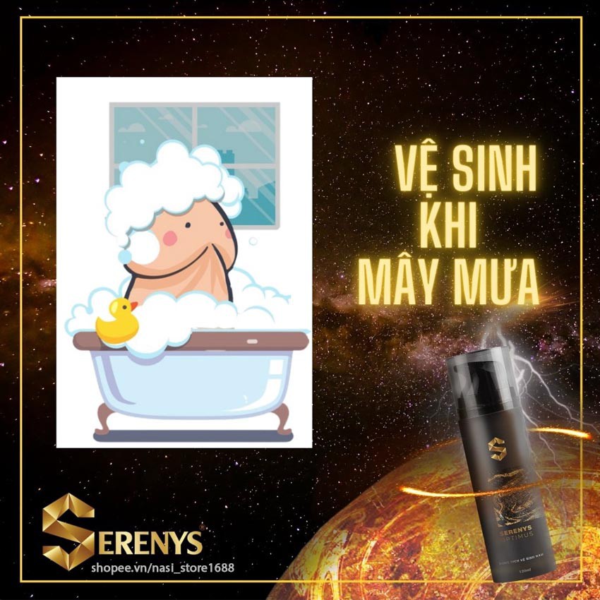 Dung dịch vệ sinh nam cao cấp Serenys Optimus 120ml giúp khử mùi hôi, làm sạch vùng kín, hương thơm nam tính suốt 24h