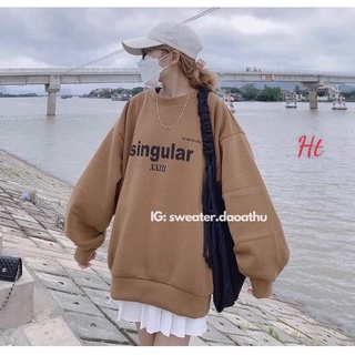 Áo nỉ bo SINGULA nỉ cotton HT12