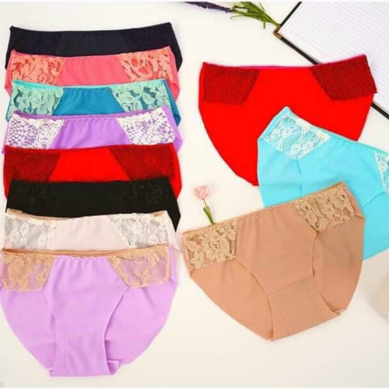 Quần Lót Cotton Su Phối Ren Sexy Quyến Rũ Thấm Hút Mồ Hôi | BigBuy360 - bigbuy360.vn