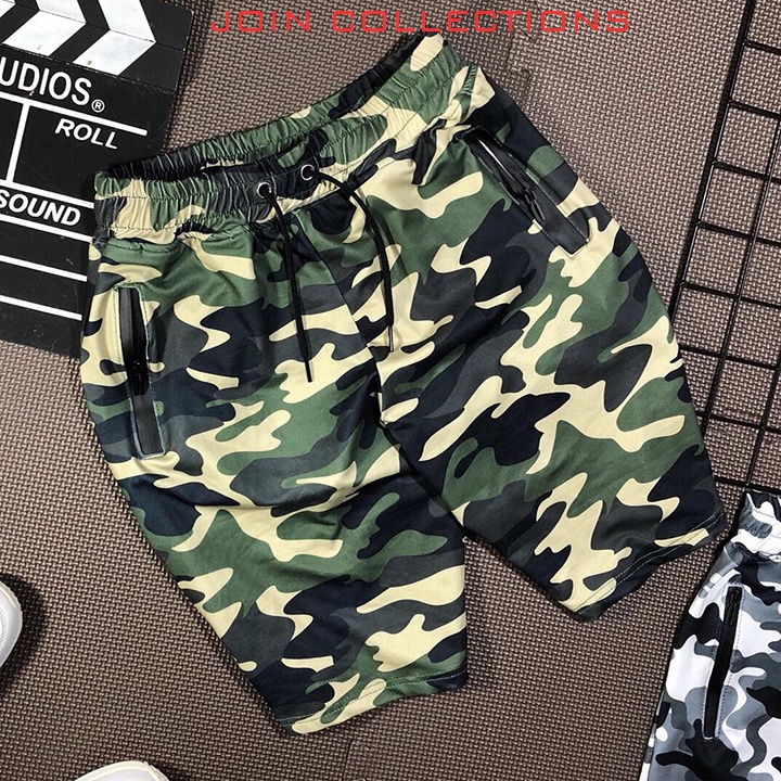 Quần Short Nam JOIN Camo Hè Chất Tổ Ong - mát mẻ - Năng động, thoải mái vận động
