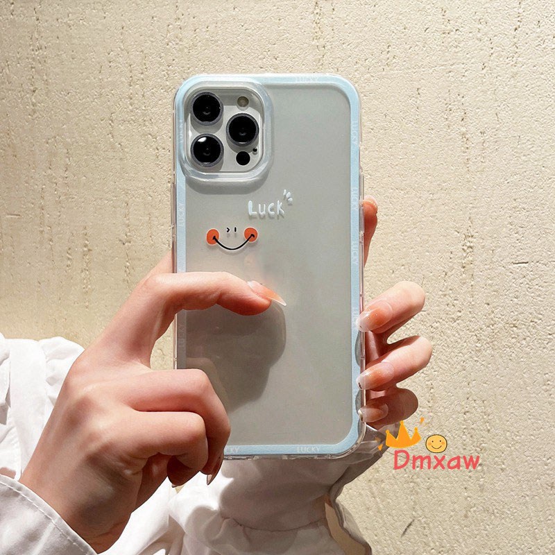 Ốp Điện Thoại Mềm Trong Suốt Hình Mặt Cười Cho iPhone 13 Pro Max 13 Mini 12 11 Pro Max X XR XS Max 8 7 6 6s Plus SE 2020