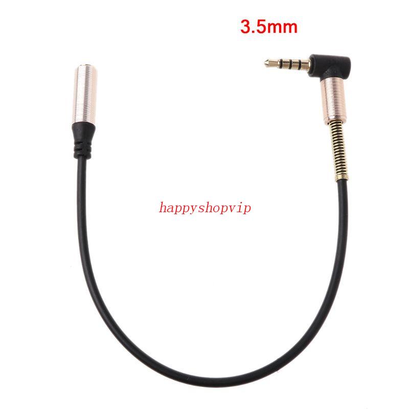 Dây Cáp Nối Dài Tai Nghe / Loa Máy Tính HSV 24cm 90 Độ 3.5mm