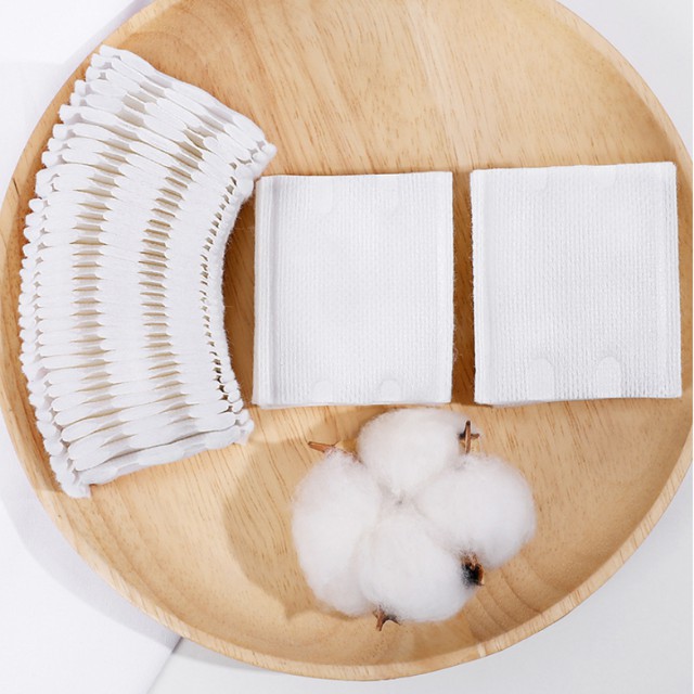 [228 Miếng] Bông Tẩy Trang Cotton Tự Nhiên 2 Mặt 3 Lớp Gói 228 Miếng Tẩy Trang Và Làm Sạch Bụi Bẩn Trên Da | BigBuy360 - bigbuy360.vn