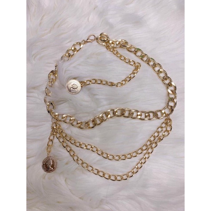 phụ kiện thời trang nữ:đai váy dạng xích