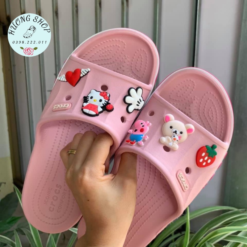 [Tặng jibit 2D] Dép lê quai ngang Baya nhiều màu, full box siêu êm mềm nhẹ, bền đẹp, đế ma sát chống trơn trượt