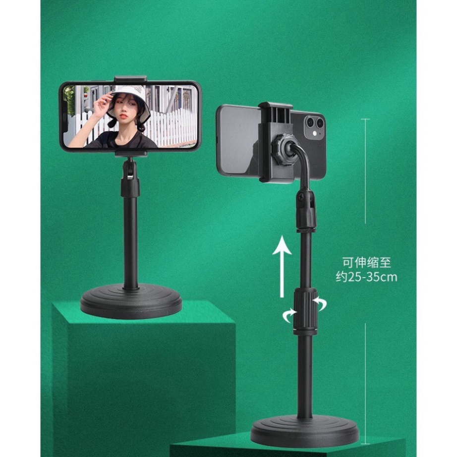 Giá Đỡ Điện Thoại Livestream -Xem Video Ổn Định Xoay 360 Độ Dùng Để Quay Phim Ghi Hình Đa Dụng
