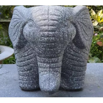 Khuôn đúc chậu hình con voi to dài 45cm cao 30cm ngang 25cm đổ úp đáy