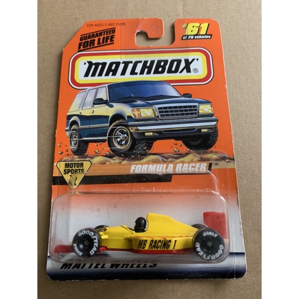 Xe Matchbox F1