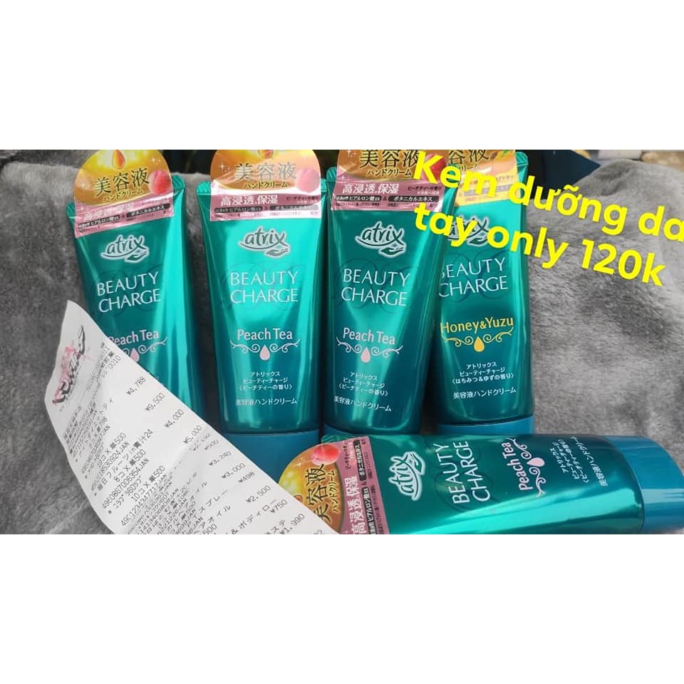 Kem dưỡng da tay Atrix Beauty Charge Nhật Bản 80g