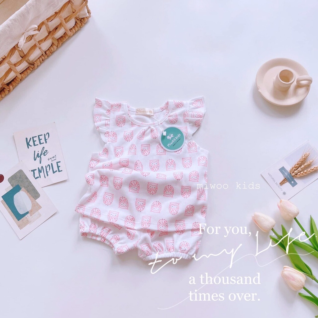( 13 - 17 kg ) Bộ cánh tiên mặc nhà cho bé gái