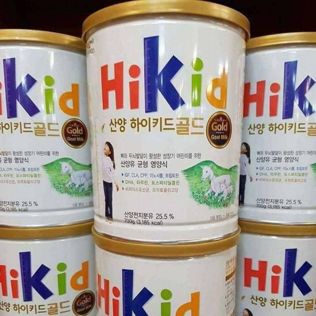 Sữa hikid dê ildong tăng chiều cao cân nặng và trí não 700g