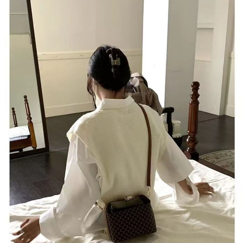 Túi Đựng Hộp Cơm Trưa Một Bên Vai Họa Tiết Hoa Cổ Điển Cầm Tay Dễ Phối Đồ