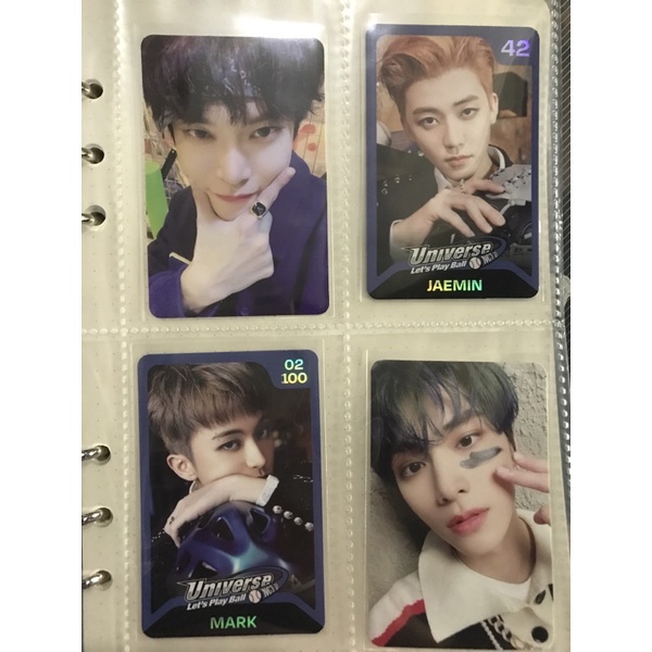 Trading card set NCT universe 2021 photocard Doyoung Xiaojun Mark Jaemin NCT U NCT Dream thẻ bỏ góc card NCT