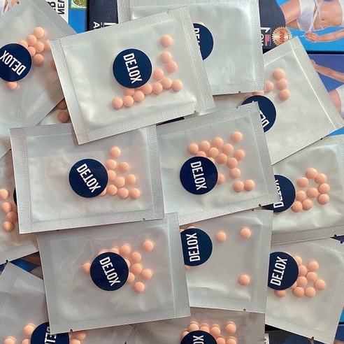 Gói detox giảm cân, giảm mỡ, đào thải cặn bã thừa ban đêm new super diet gói 15 viên