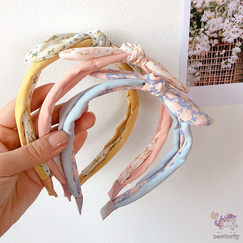 Băng Đô Cài Tóc Họa Tiết Hoa Đáng Yêu Cho Bé Gái