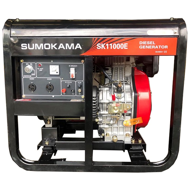 [HÀNG CHÍNH HÃNG] Máy Phát Điện Chạy Dầu 8Kw Sumokama SK11000E