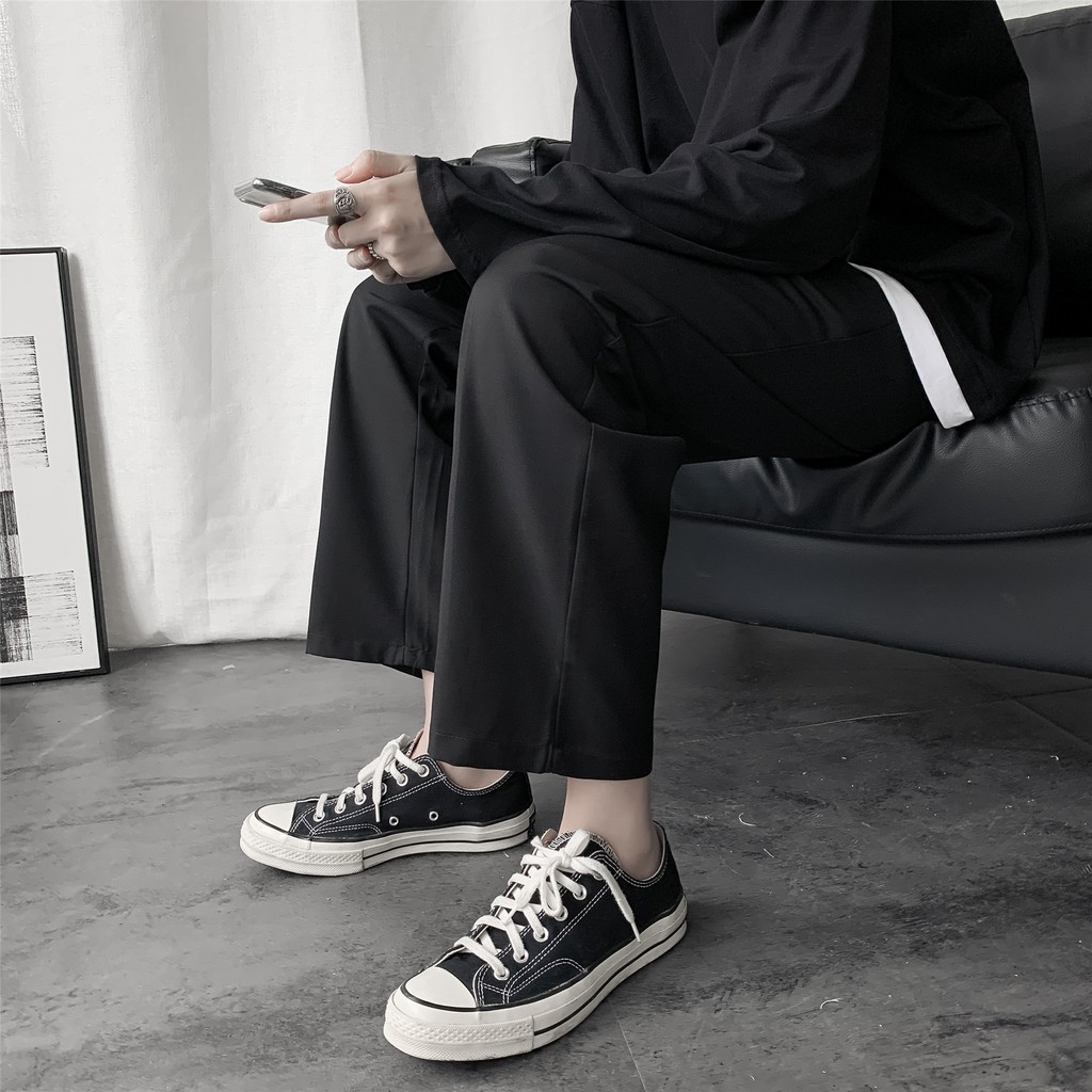 Quần dài phong cách Hàn Quốc thời trang dành cho nam cỡ s-3xl