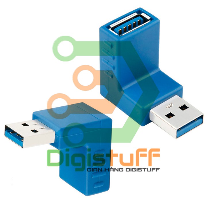 Đầu nối dài cáp USB 3.0, đầu nối USB góc 90 độ các loại | WebRaoVat - webraovat.net.vn