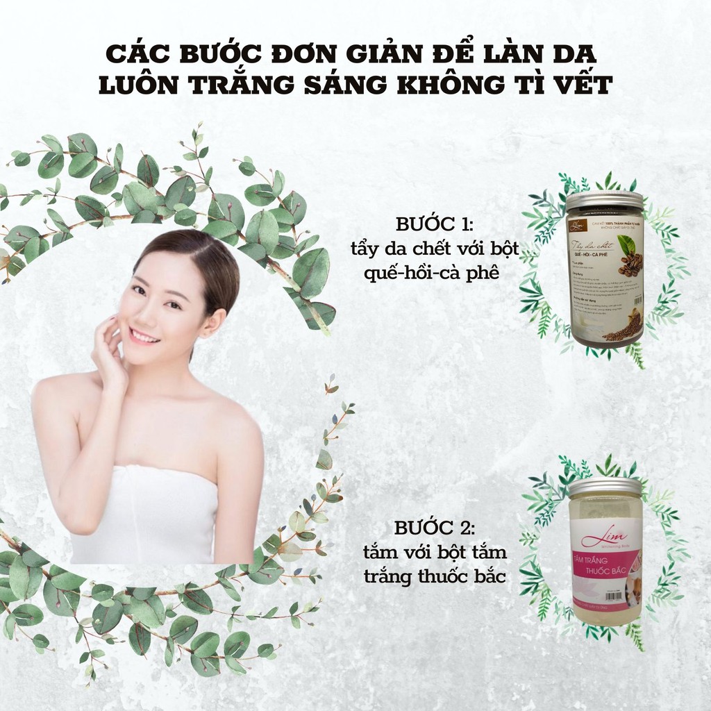 Tẩy Da Chết Tế Bào Chết Body Face Scrub LIM -Handmade- Giảm Mụn Lưng Mông Mờ Thâm Da Mịn Màng Sạch Sâu Giảm Mụn Li Ti