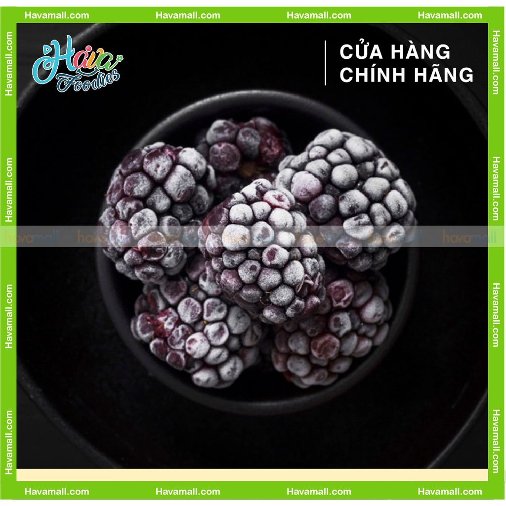 Trái Phúc Bồn Tử Đen Mâm Xôi Đen Đông Lạnh V-Safefood – Frozen Blackberry