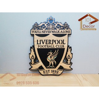 Đồng hồ logo Liverpool - Đồng hồ treo tường