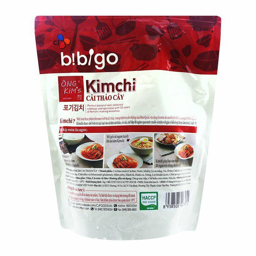 Kim Chi Cải Thảo Cây Bibigo Ông Kim Gói 1KG