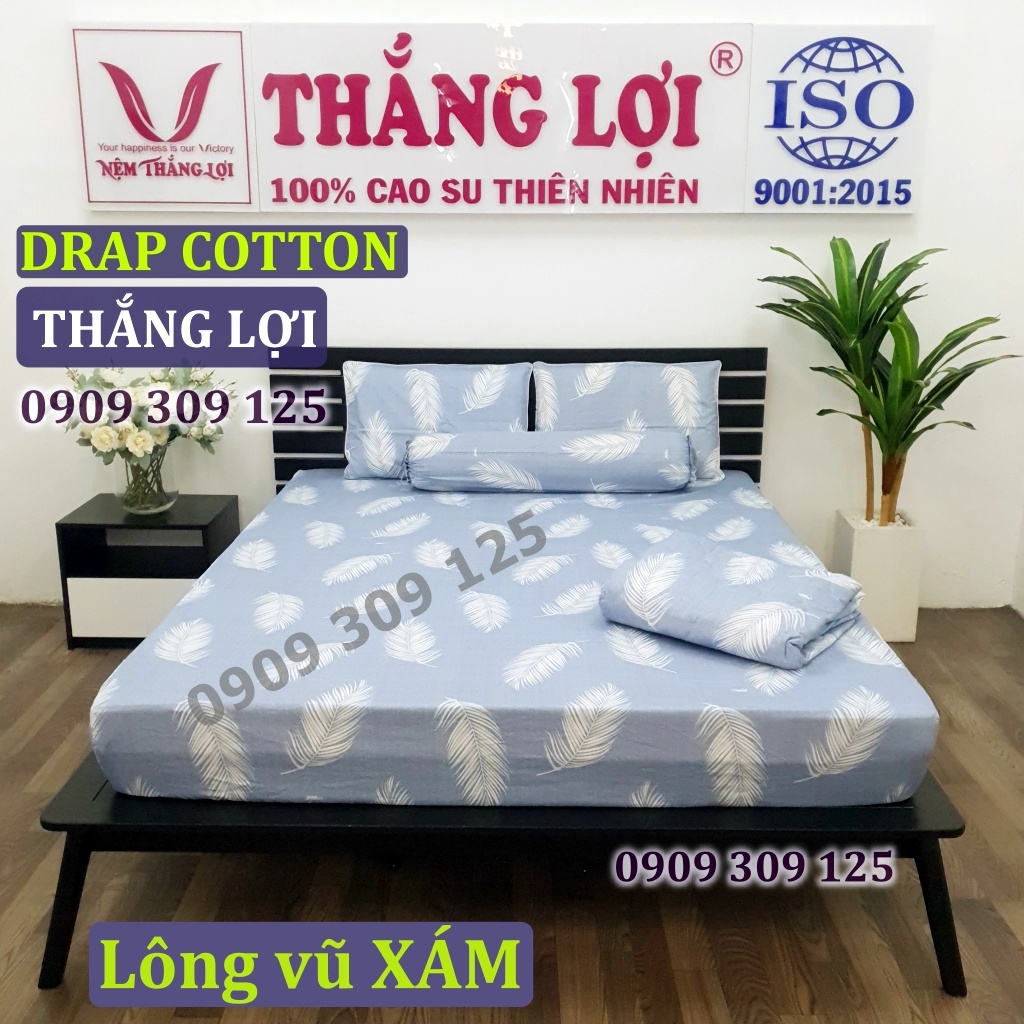 Combo áo gối (2 nằm + 1 ôm) cotton 100% Thắng lợi CHUẨN LOGO
