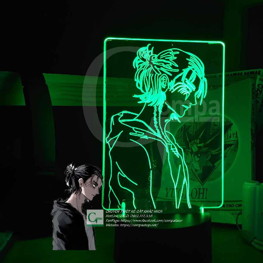 [ẢNH SHOP TỰ CHỤP] Đèn Ngủ Attack On Titan Eren Yeager Type 03