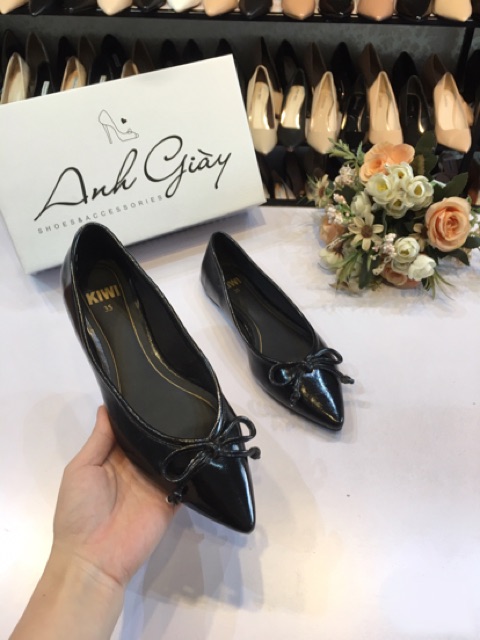 Giày bệt mũi nhọn nơ nhí VNXK( ảnh thật, kèm video) | BigBuy360 - bigbuy360.vn