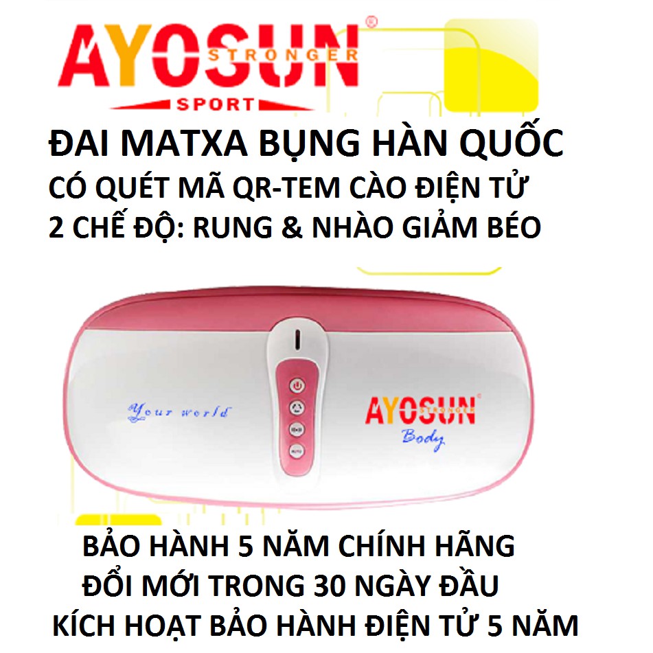 Đai đeo giảm mỡ bụng, đai quấn bụng giảm béo Hàn Quốc Bảo hành 5 năm - 3