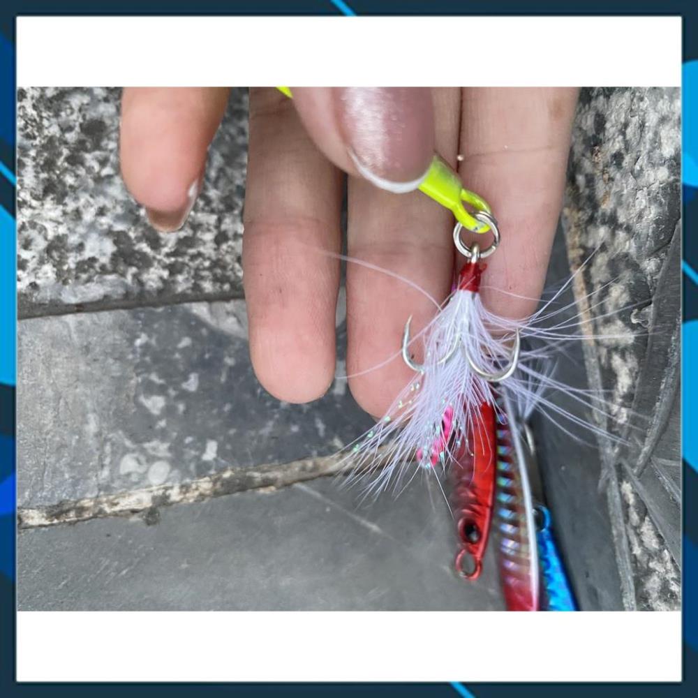 [Chất Lượng] Mồi Câu Lure Jigging Nặng 7g_10g_15g_20g lure chẽm,nhồng,hồng,măng,vược,...._ Lure 24