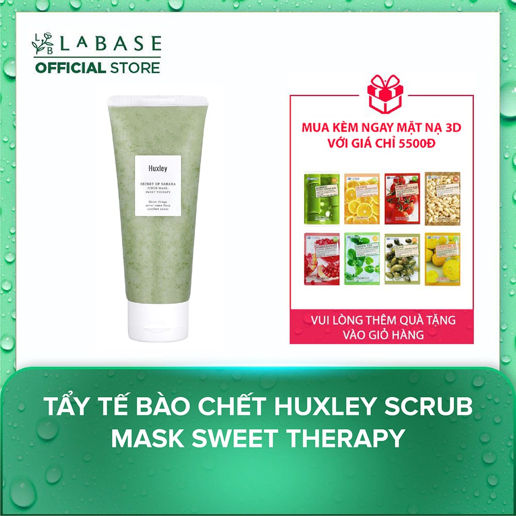 Tẩy Tế Bào Chết Huxley Scrub Mask Sweet Therapy 120g [Hàng nhập khẩu chính hãng]