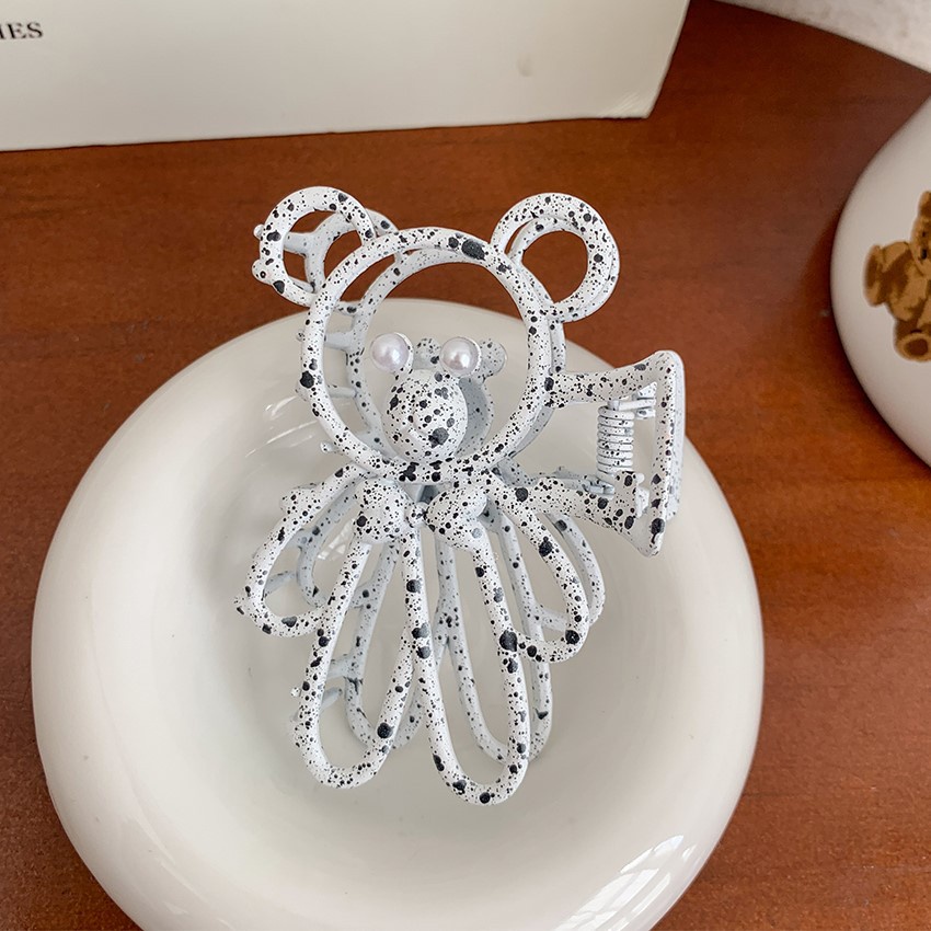 Kẹp tóc cá mập làm từ kim loại thiết kế đơn giản thời trang cho nữ