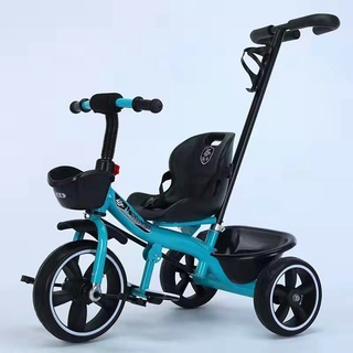Xe đạp có tay đẩy cao cấp- xe đạp 3 bánh cho bé - mh: b0398