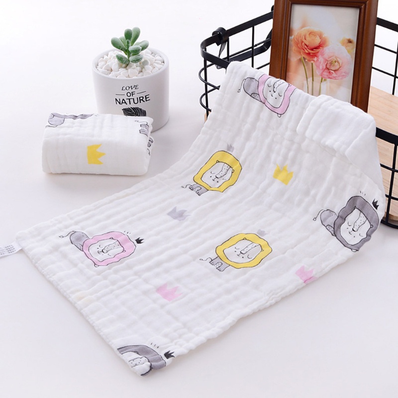 Bộ 6 Khăn Lau Mềm Mại Thấm Hút Nước Dành Cho Em Bé