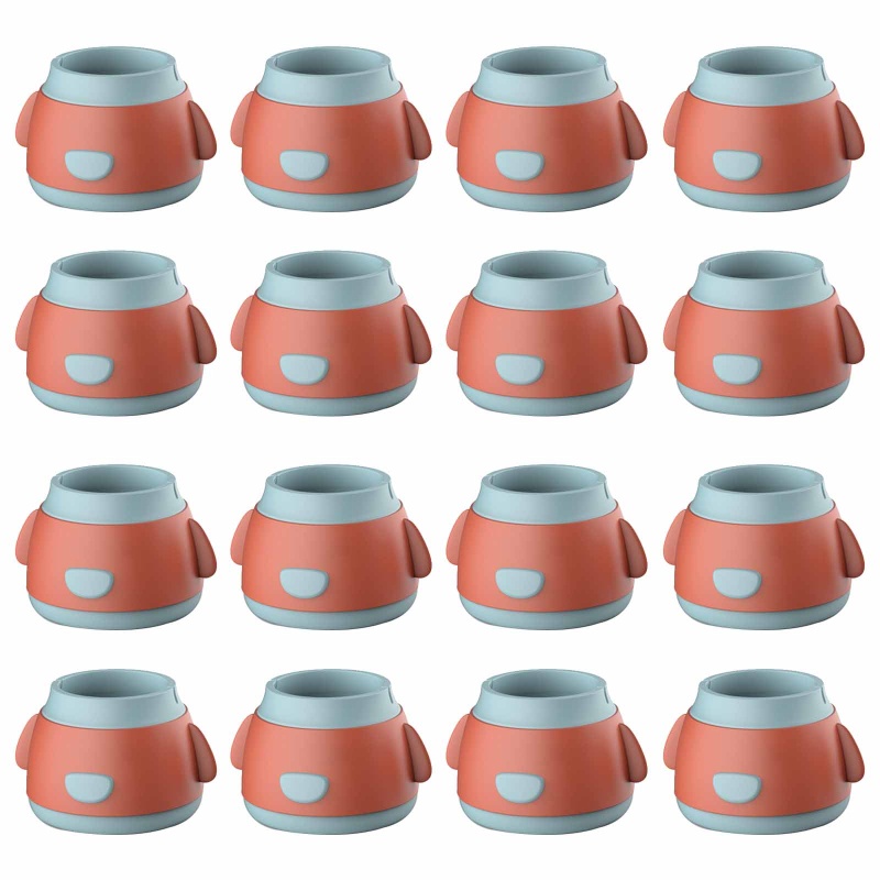 Bộ 16 Vỏ Bọc Chân Ghế Gỗ Cứng Chống Trầy Xước