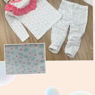 Combo 4 bộ cotton dành cho bé gái