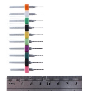 BITS Set 10 Mũi Khoan Mini 0.3-1.2 mm Pcb Chất Lượng Cao