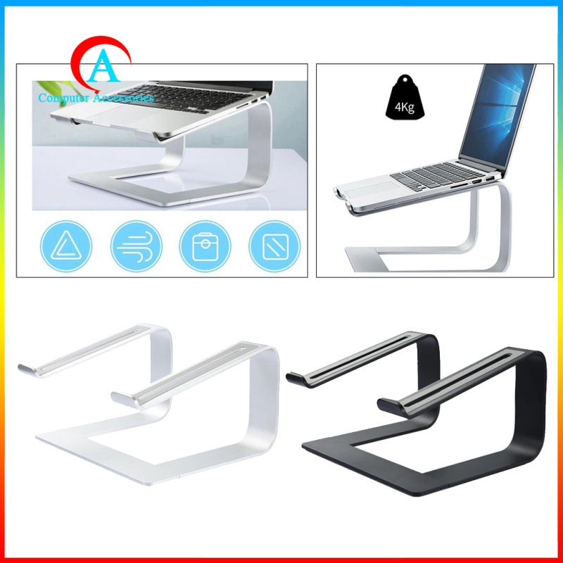 Foldable Portable Laptop Stand Notebook Riser Holder for 13-16\" inch Silver