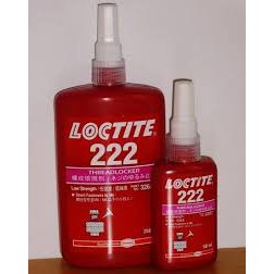 Keo khóa ren Loctite 222, khóa bulong, đai ốc tác dụng tốt cho tất cả các loại ren kim loại, chai 50ml