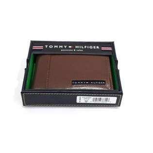 Ví nam Tommy Hilfiger Mens Cambridge Passcase - Ví da gập đôi màu Tan 5675/03 - Hàng Chính hãng - Nhập tại Mỹ