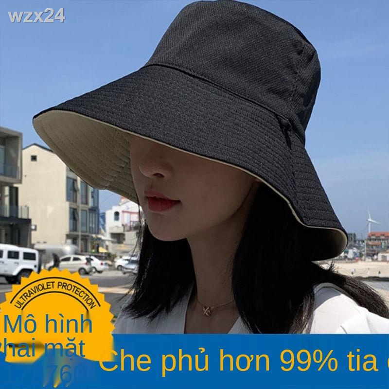 màu be và xanh nước biển, mũ che mặt nữ, chống nắng UV Hàn Quốc, thời trang nữ Nhật Bản