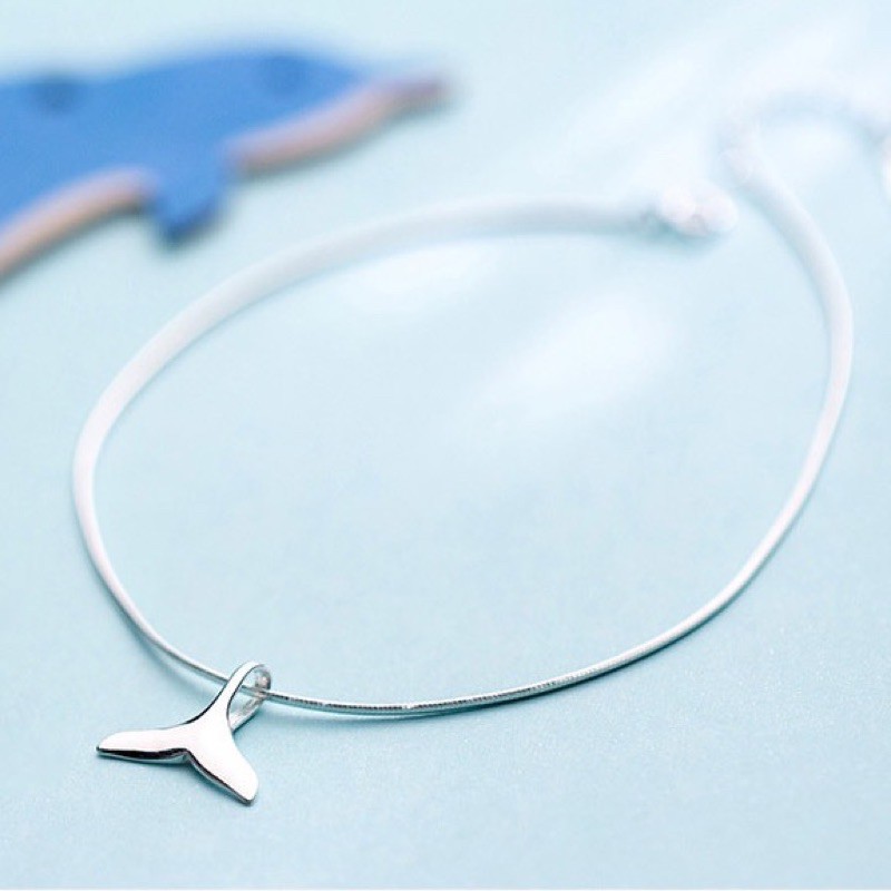 Lắc chân bạc nữ mặt đuôi cá xinh xắn 🐳 | BigBuy360 - bigbuy360.vn