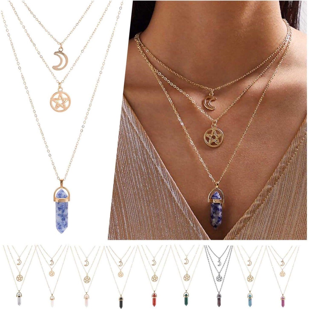 Vòng cổ Choker Nhiều Lớp Thời Trang Dành Cho Nữ
