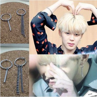 Bông Tai Khuyên tai Jimin BTS titan không han gỉ