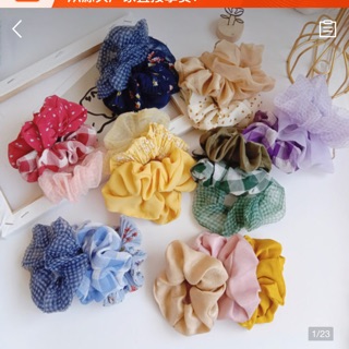Sét 3 món scrunchies tiểu thư bánh bèo