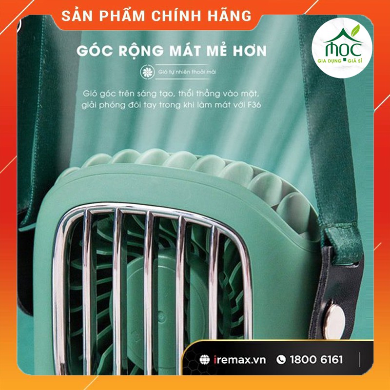 Quạt đeo cổ mini cầm tay Remax F36 (BẢO HÀNH 3 THÁNG ) | BigBuy360 - bigbuy360.vn