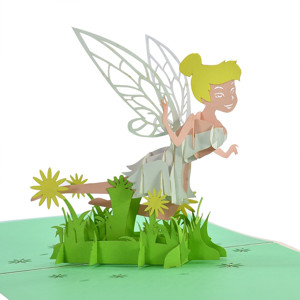 NHIỀU MẪU - Thiệp 3D Cô Tiên, Tinker bell, Fairy, thiệp nổi 3D handmade pop-up card, thiệp nổi HMG, quà tặng độc đáo