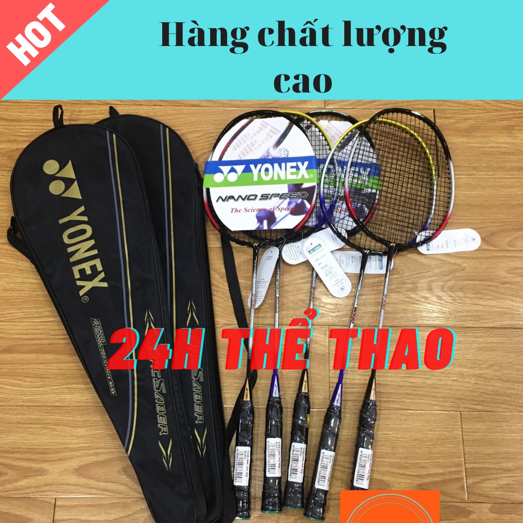 Vợt cầu lông Lining, Yonex, Victor 100% Khung Carbon căng cước đến 10,5kg.Tặng (Cước+ Bao Vợt + Quấn cán vợt cầu lông)