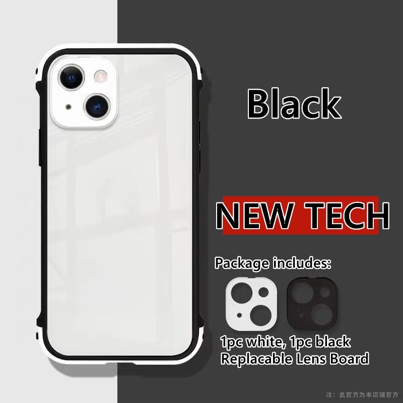 Ốp Điện Thoại Acrylic Mềm Trong Suốt Chống Rơi Sang Trọng Cho iPhone 13 12 11 Pro Max X XS XR